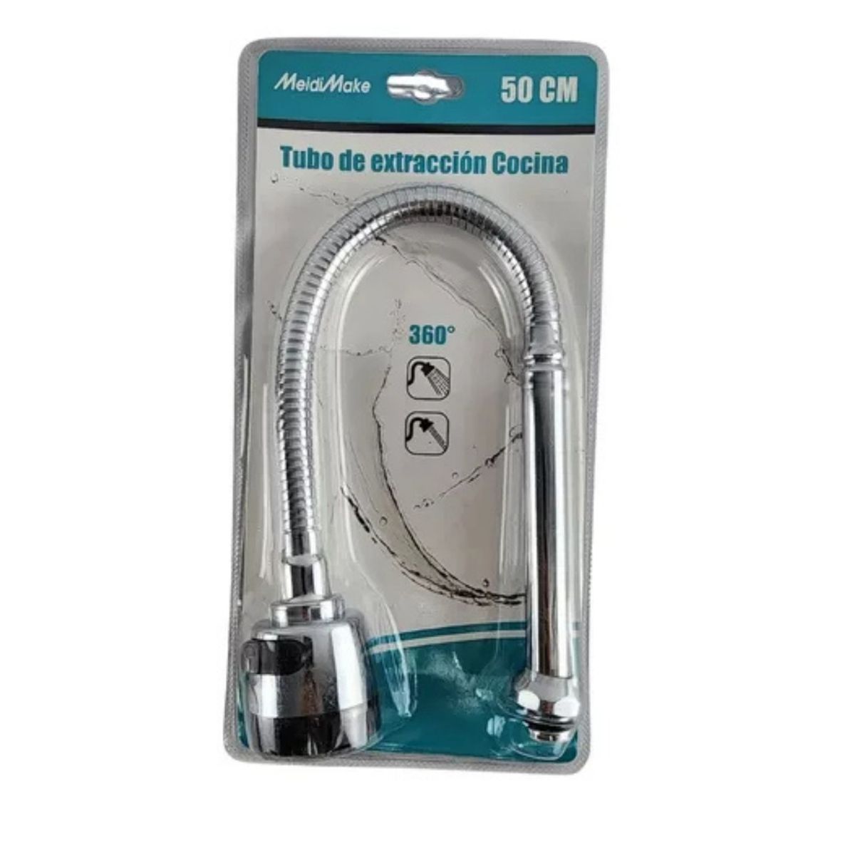 GENERICO - Cabezal Con Manguera Para Lavaplatos Flexible 360 Grados MD