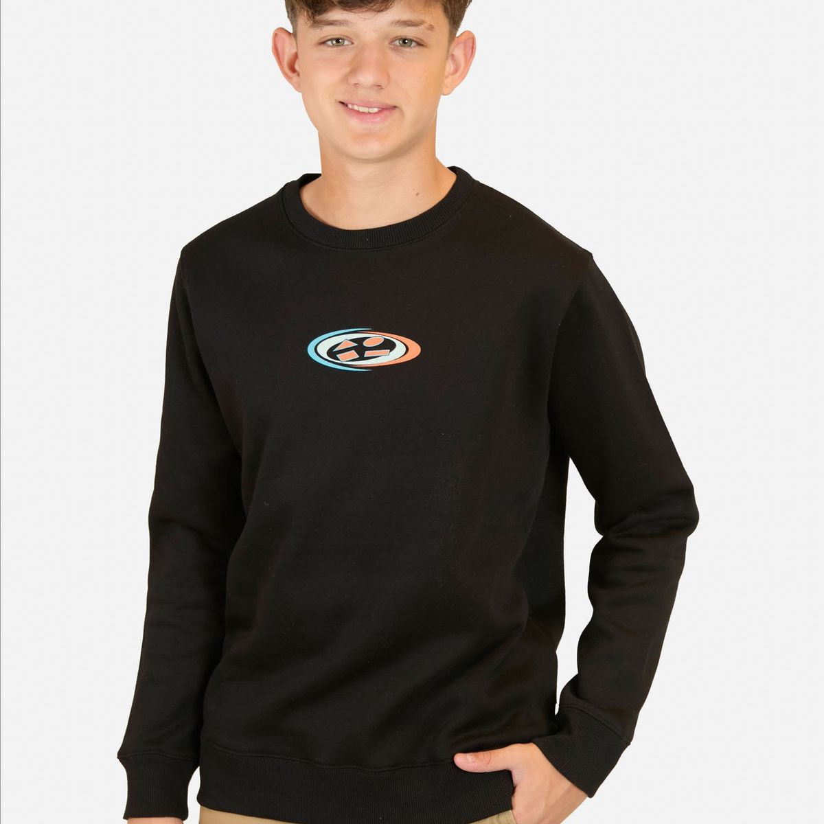 MAUI AND SONS - Poleron CR Shine Negro Infantil Maui And Sons - Negro