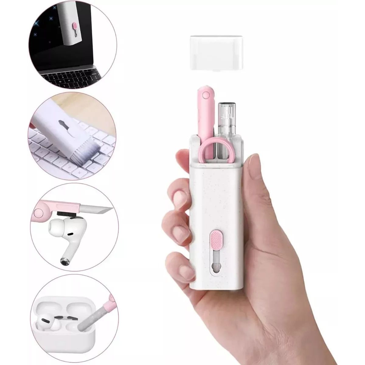 GENERICO - Brocha Limpiadora Para Notebook  Pc Multifuncional 7 En 1 pro