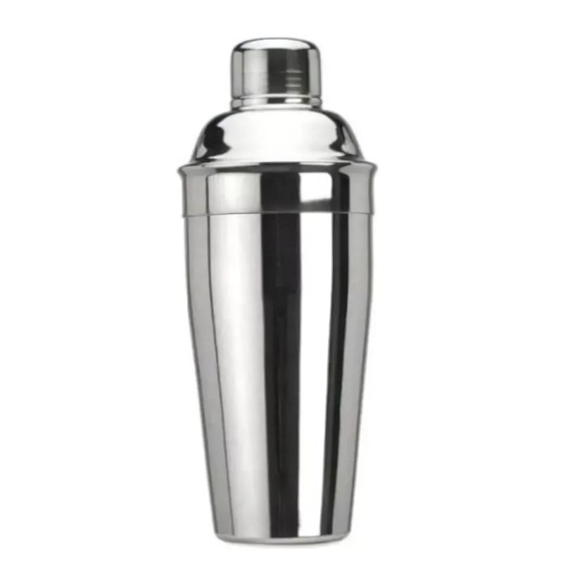 OEM - Coctelera Acero Inoxidable 500 Ml Filtro Tapa Baja 14245