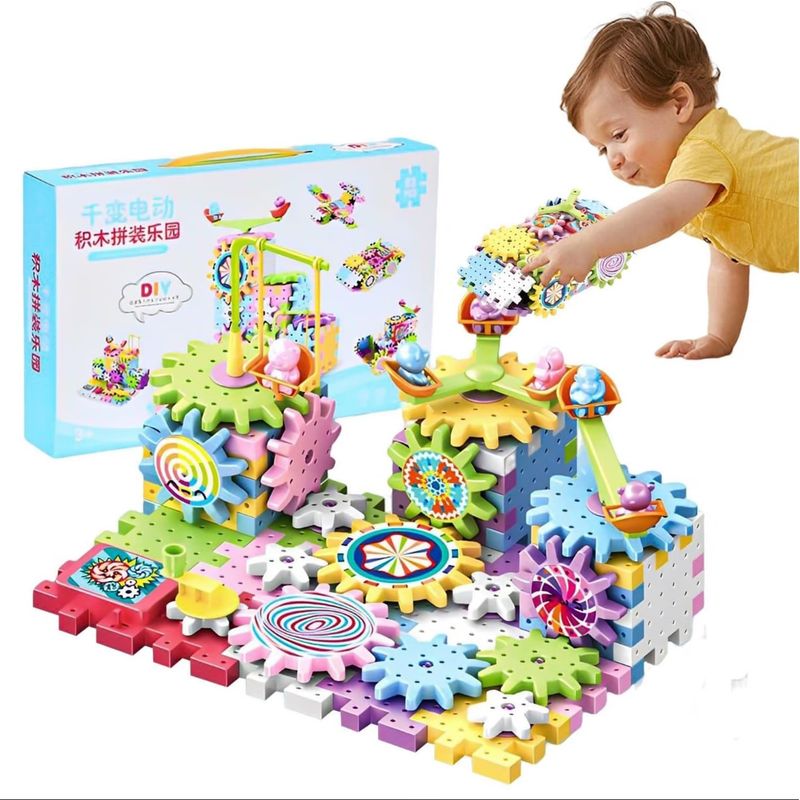 OEM - Bloques De Construcción De Engranaje Eléctrico Niños 55436