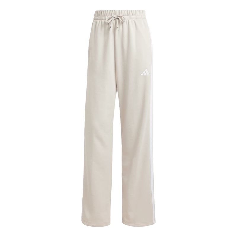 ADIDAS - Pantalón Essentials 3 Tiras Dobladillo Abierto Felpa Francesa