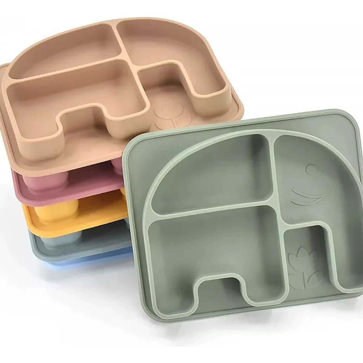 GENERICO - Plato Con Ventosa Comida Para Bebe