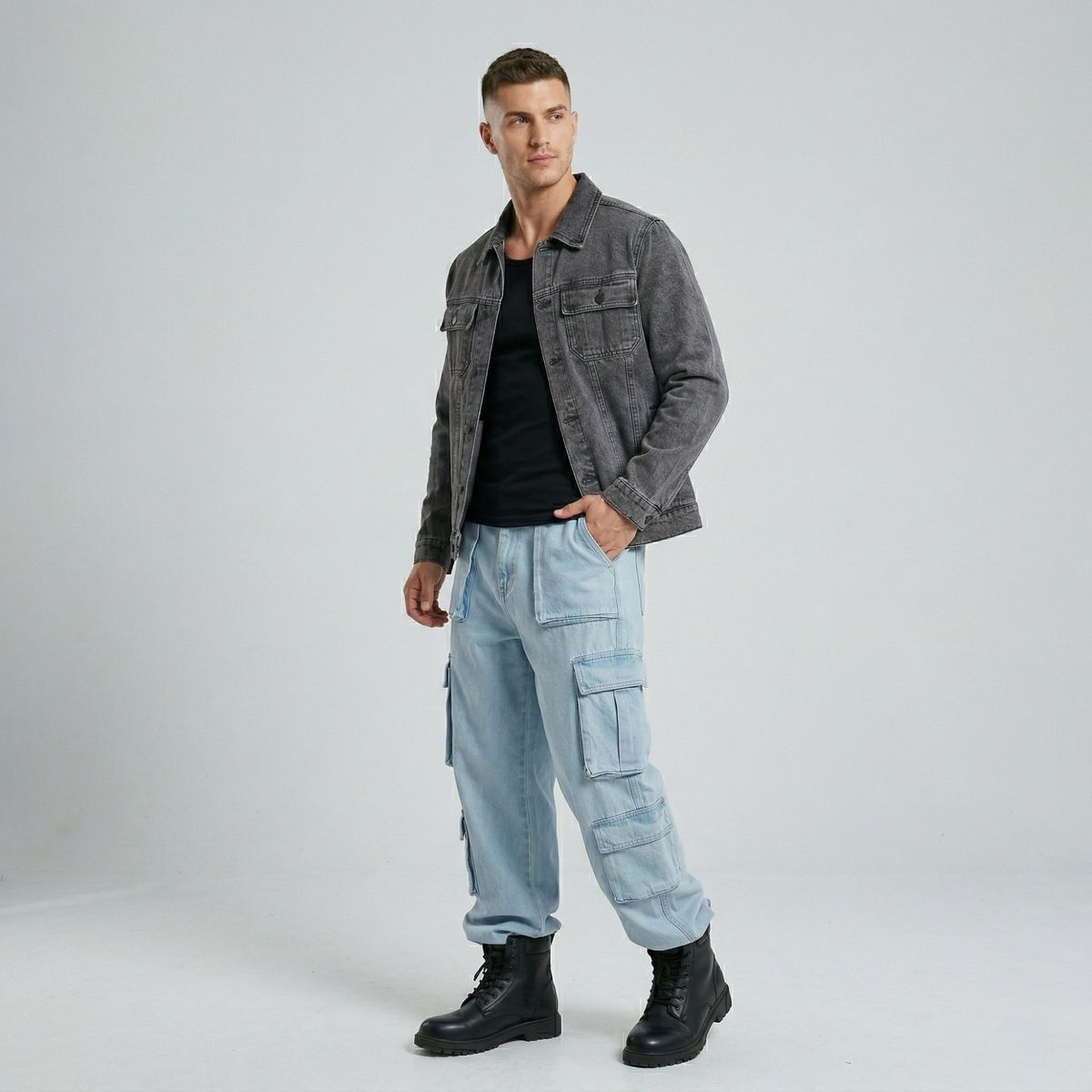 D'JOE - Chaqueta Mezclilla French Hombre