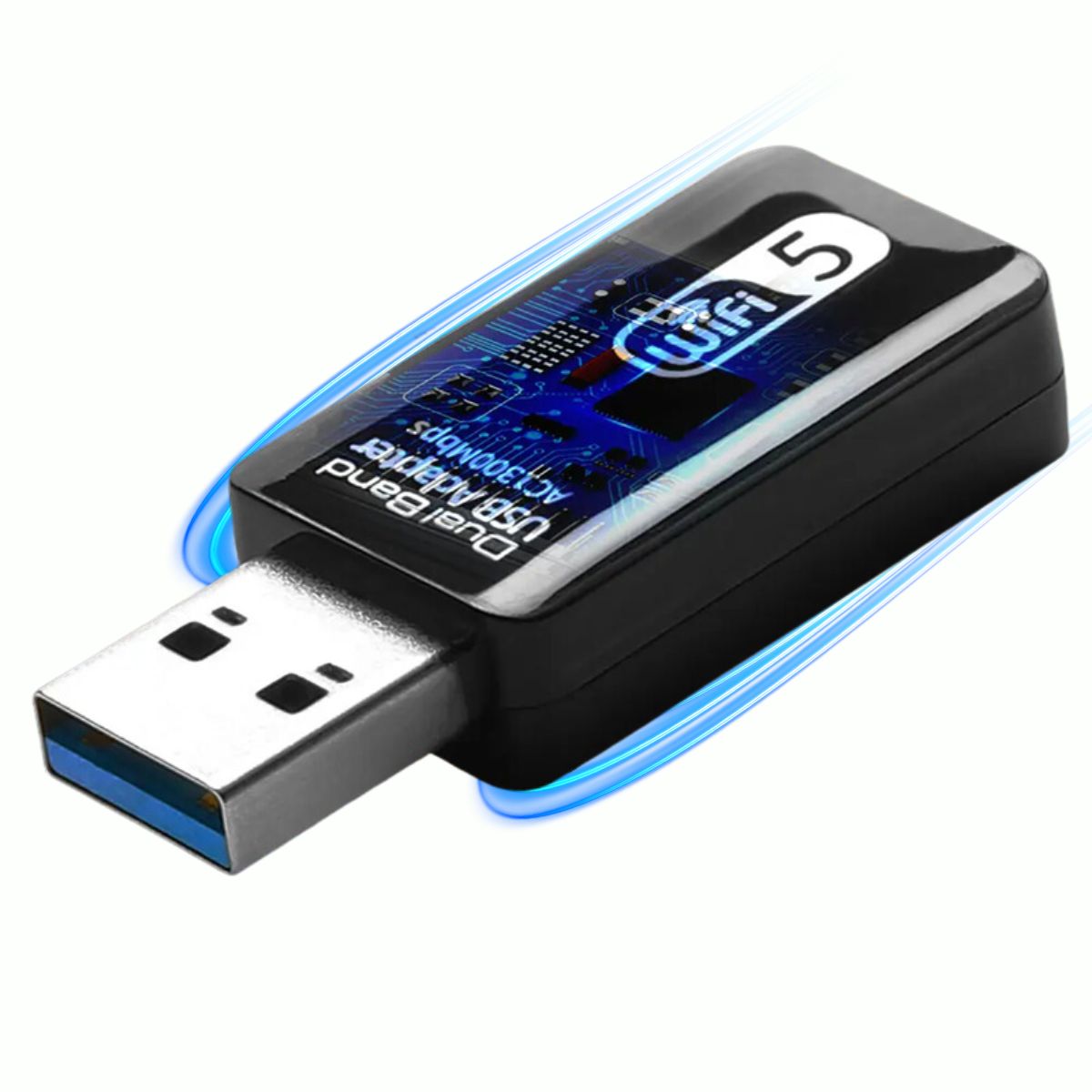 GENERICO - Adaptador Wifi Usb 5g 5ghz 1300 Mbps Tarjeta Antena Wifi Usb