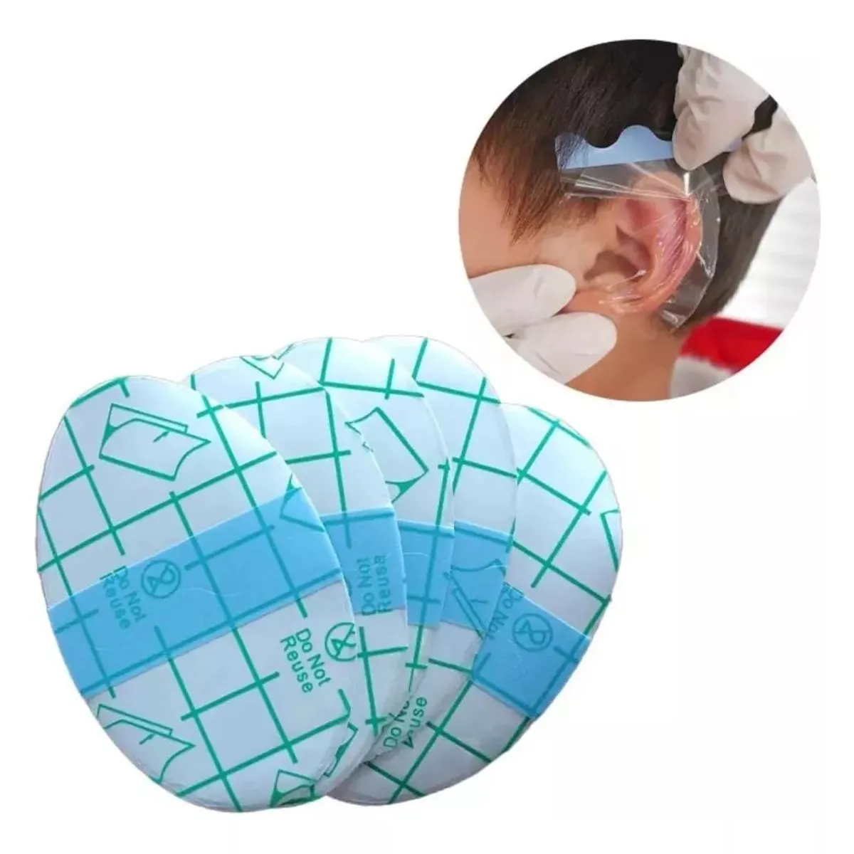 GENERICO - Parches Impermeables Oídos Para Niños Piscina Y Baño X 30