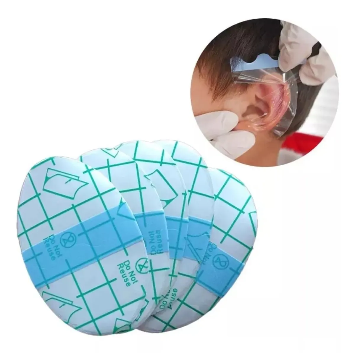 GENERICO - Parches Impermeables Oídos Para Niños Piscina Y Baño X 30