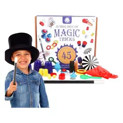 INVENCIBLE - KIT MAGICO 45 TRUCOS JUGUETES NIÑOS ILUSIONISMO MAGO NC29