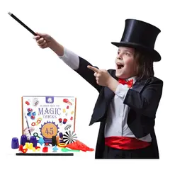 INVENCIBLE - KIT DE MAGIA 45 TRUCOS NIÑOS ILUSIONISMO JUGUETE MAGO NC29