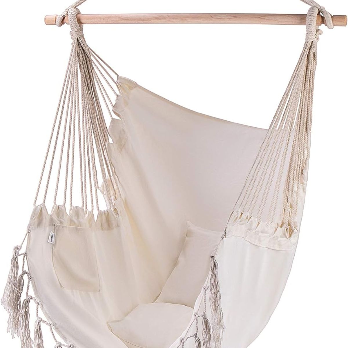 GENERICO - Silla Hamaca Columpio Decoración Para Exteriores Beige