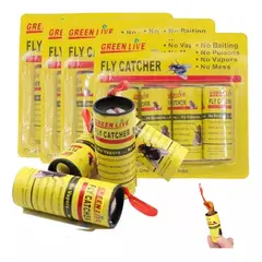 GENERICO - Atrapa Moscas Pegamento Mata Insectos Repelente Adhesivo