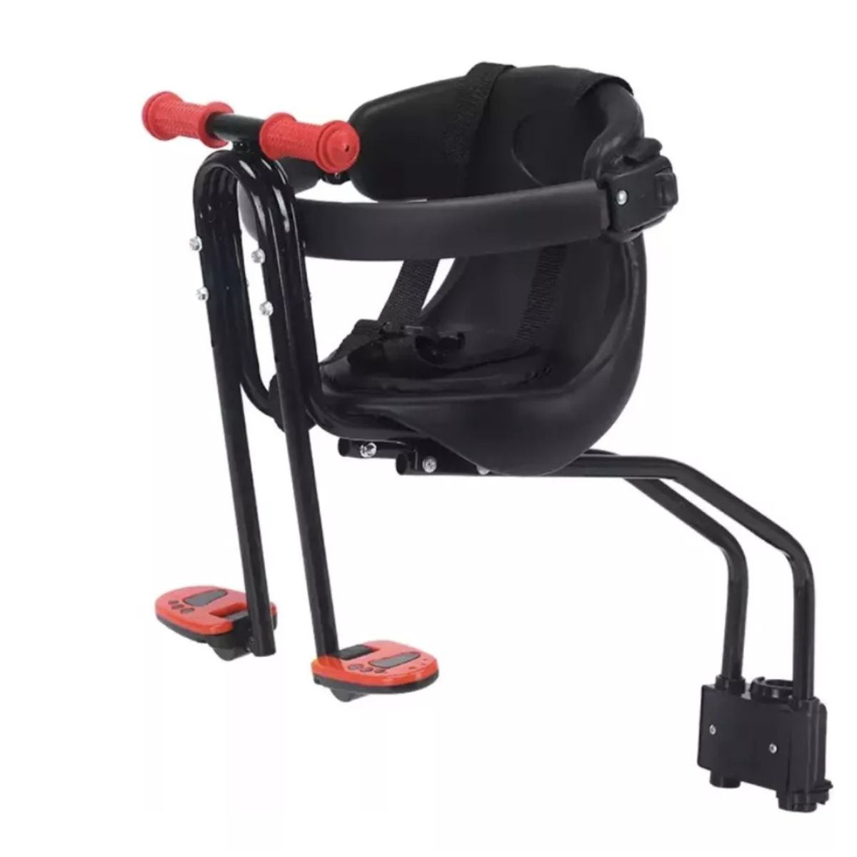 ANNI STAR - Silla Frontal De Bicicleta Para Niños Y Bebes - 30kg NEGRO