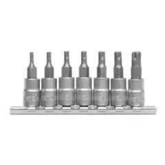 YATO - SET DE DADOS DE PUNTA TORX 1/4 7 PCS