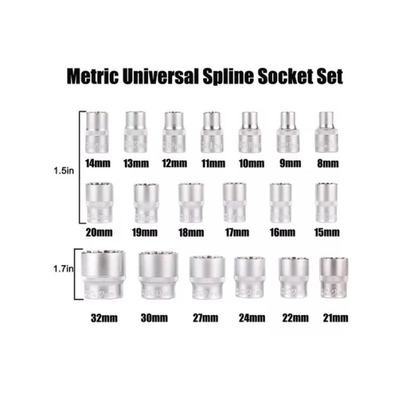 ESHOPANGIE - set De Dados De 1/2 Poligonales 19 Pcs