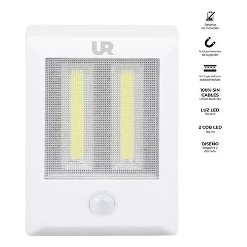URBANO LABS - Luz Led Portatil con Sensor de movimiento