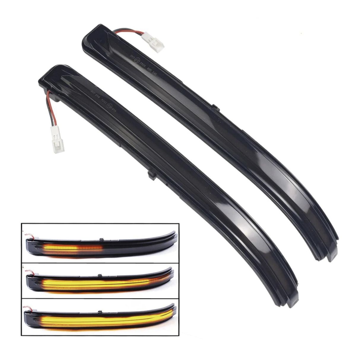 GENERICO - Intermitente LED Dinámico - Peugeot 3008/5008 - Ámbar - Fit