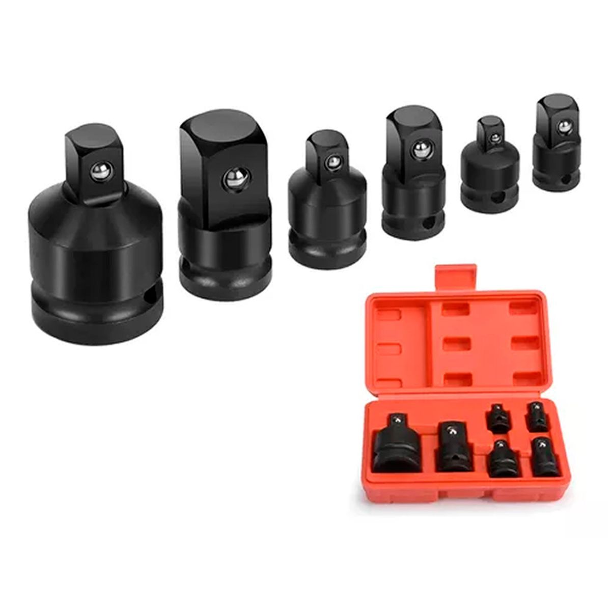 ESHOPANGIE - Juego De Dados Adaptador Y Reductor De Impacto 6 Pzas