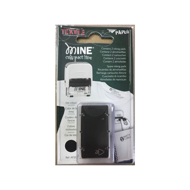 MINE - Pack Almohadillas De Tinta Para Marcador Mine