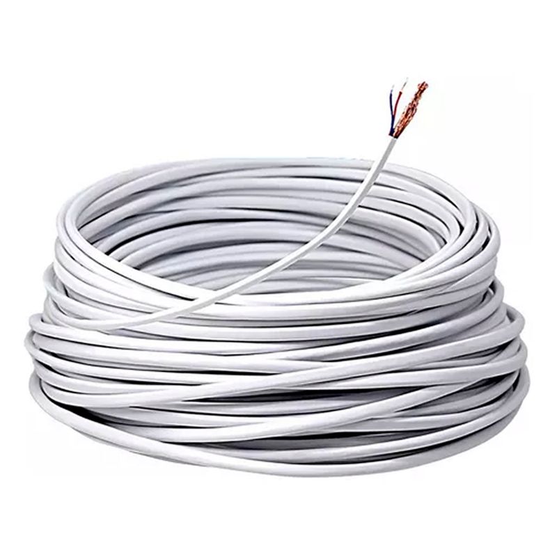 OFERTABKN - Cable Coaxial Video De Cobre 100 Metros Syv75-3+2c