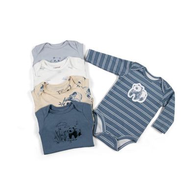 Imagen 2 del producto Bodys manga larga pack 5 unidades PANDA