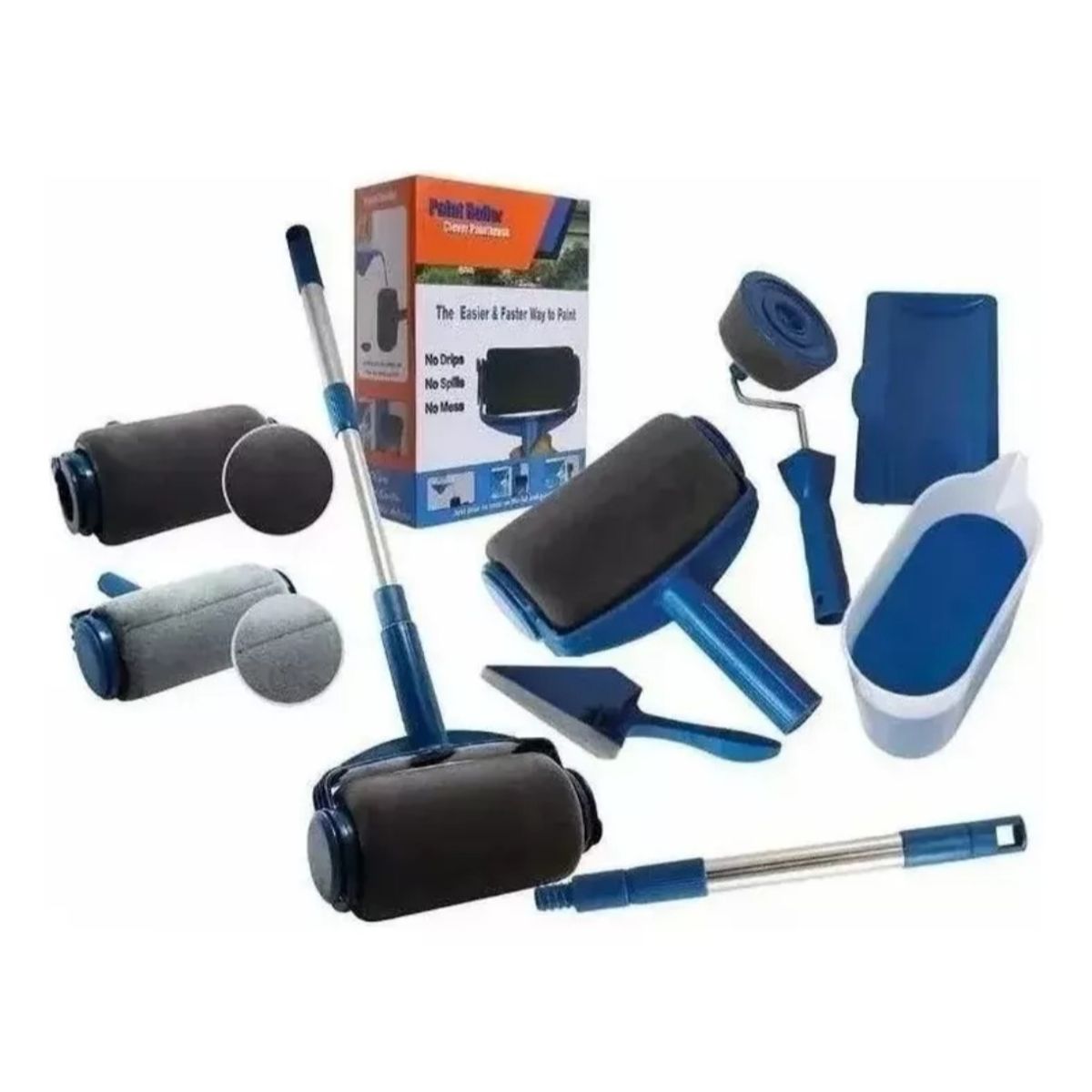 GENERICO - Rodillo Para Pintar Kit Completo Facil Y Comodo De Usar