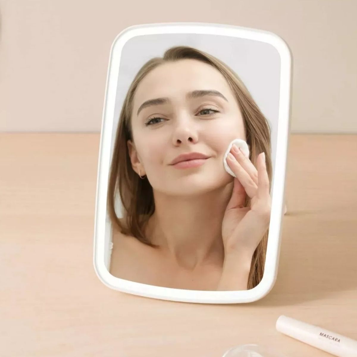 GENERICO - Espejo De Maquillaje Pantalla Táctil Y Luz Led Recargable