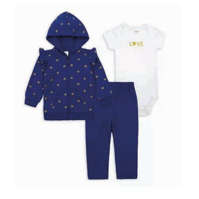 Imagen 1 del producto BUZO ALGODON 3 PIEZAS NIÑA