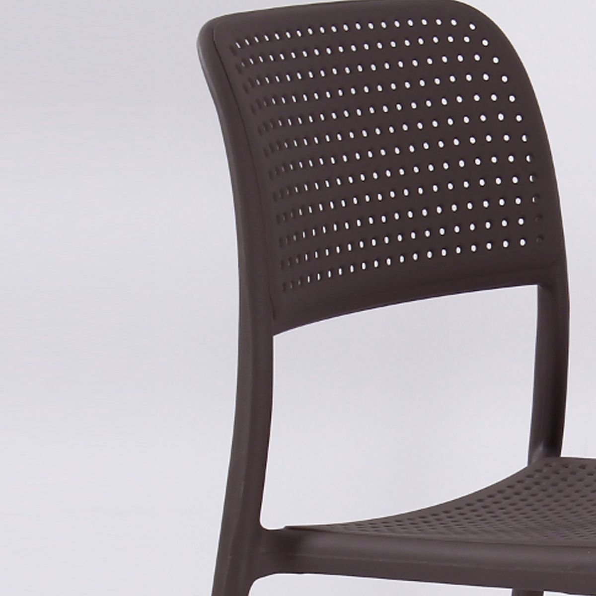 GENERICO - Silla De Terraza Comedor Hoffman Enrejada Negra Venhoouse