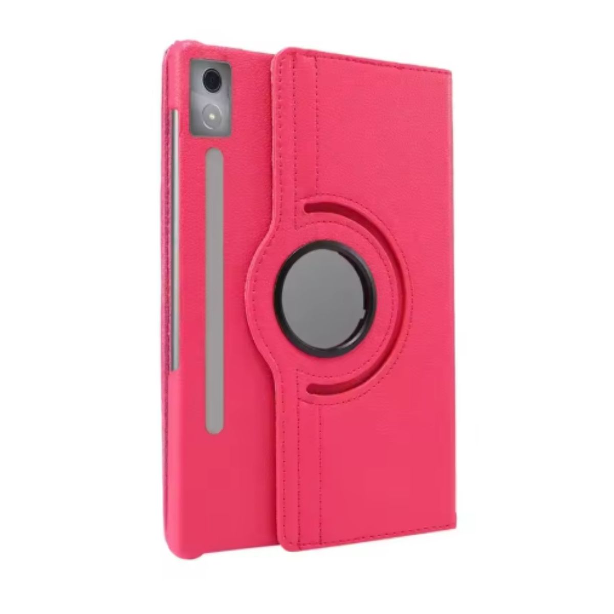 GENERICO - Carcasa Funda Giratoria Para Tablet Lenovo P12 12.7 Fucsia