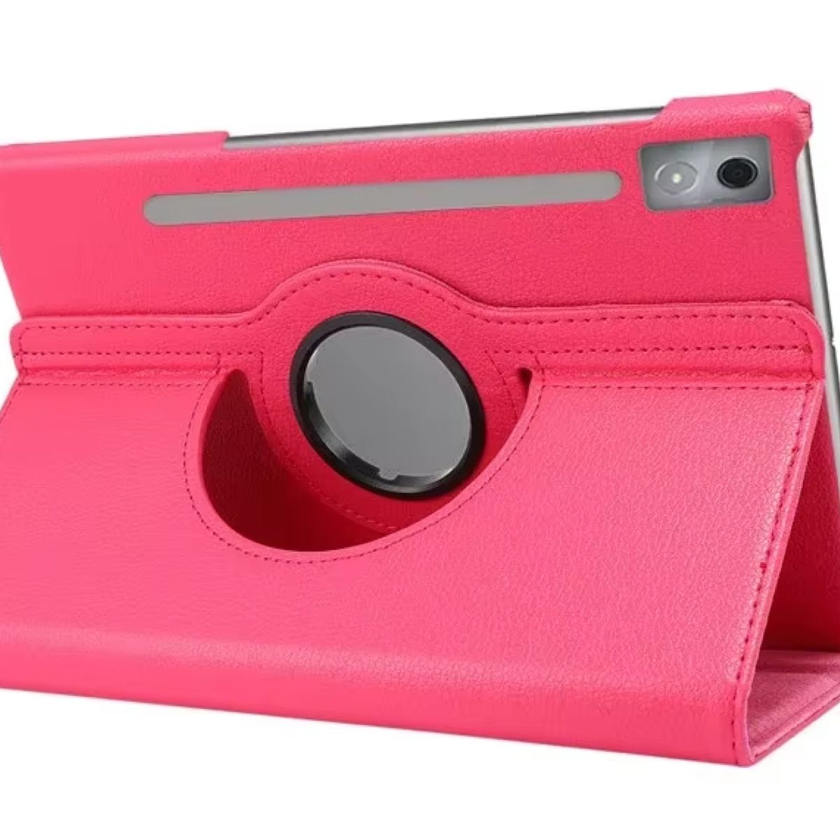 GENERICO - Carcasa Funda Giratoria Para Tablet Lenovo P12 12.7 Fucsia