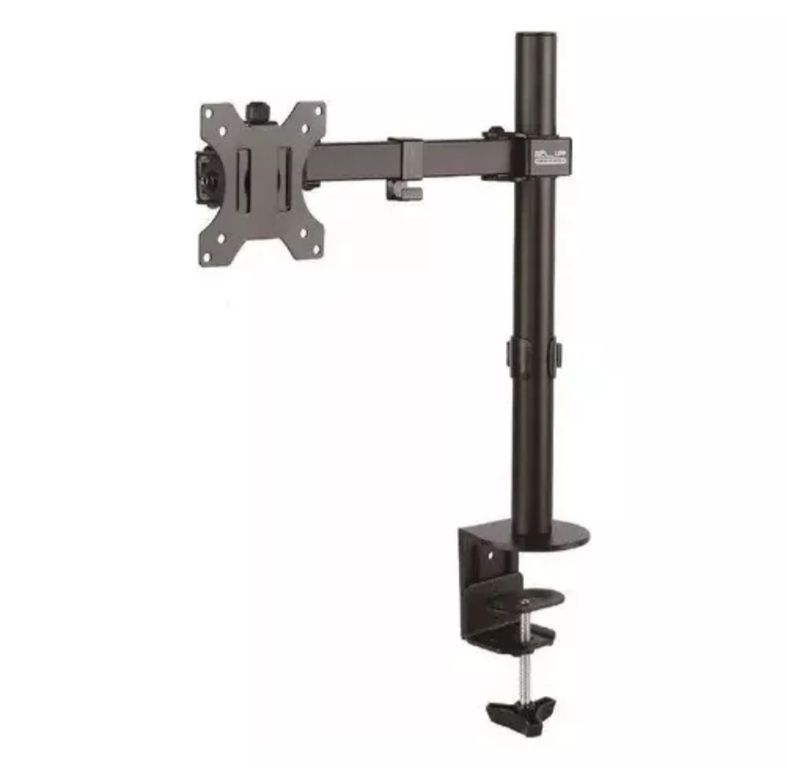 GENERICO Soporte Un Brazo Monitor 13 A 27 Base Ajustable Articulado