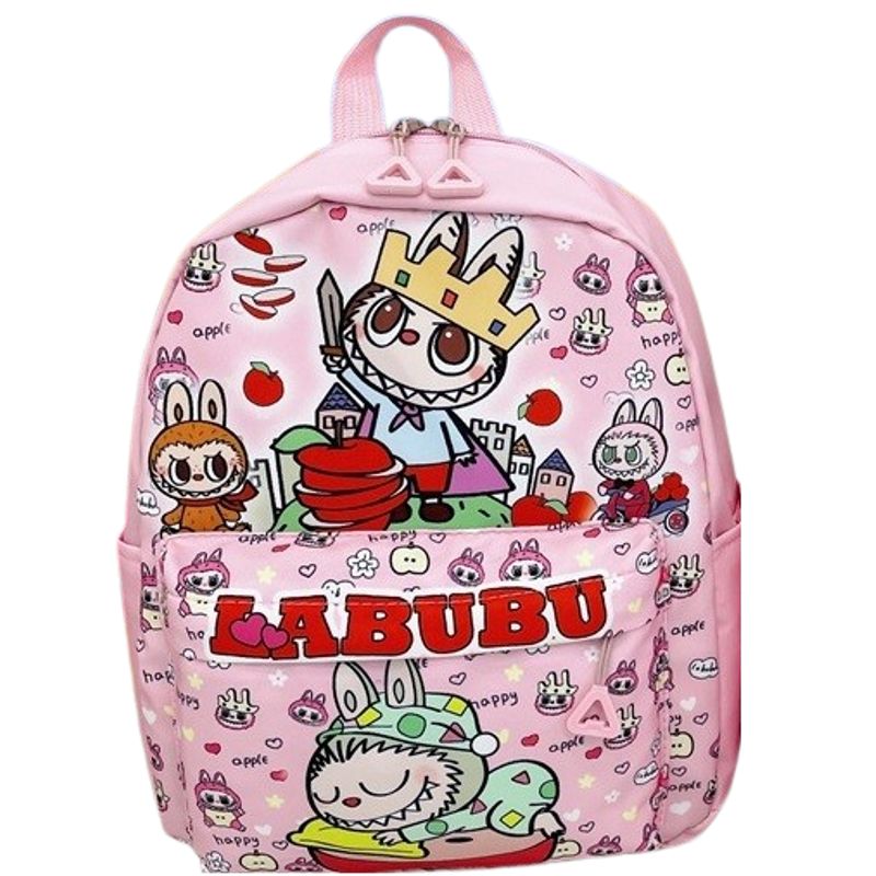 GENERICO - Mochila escolar Labubu Rosa 2