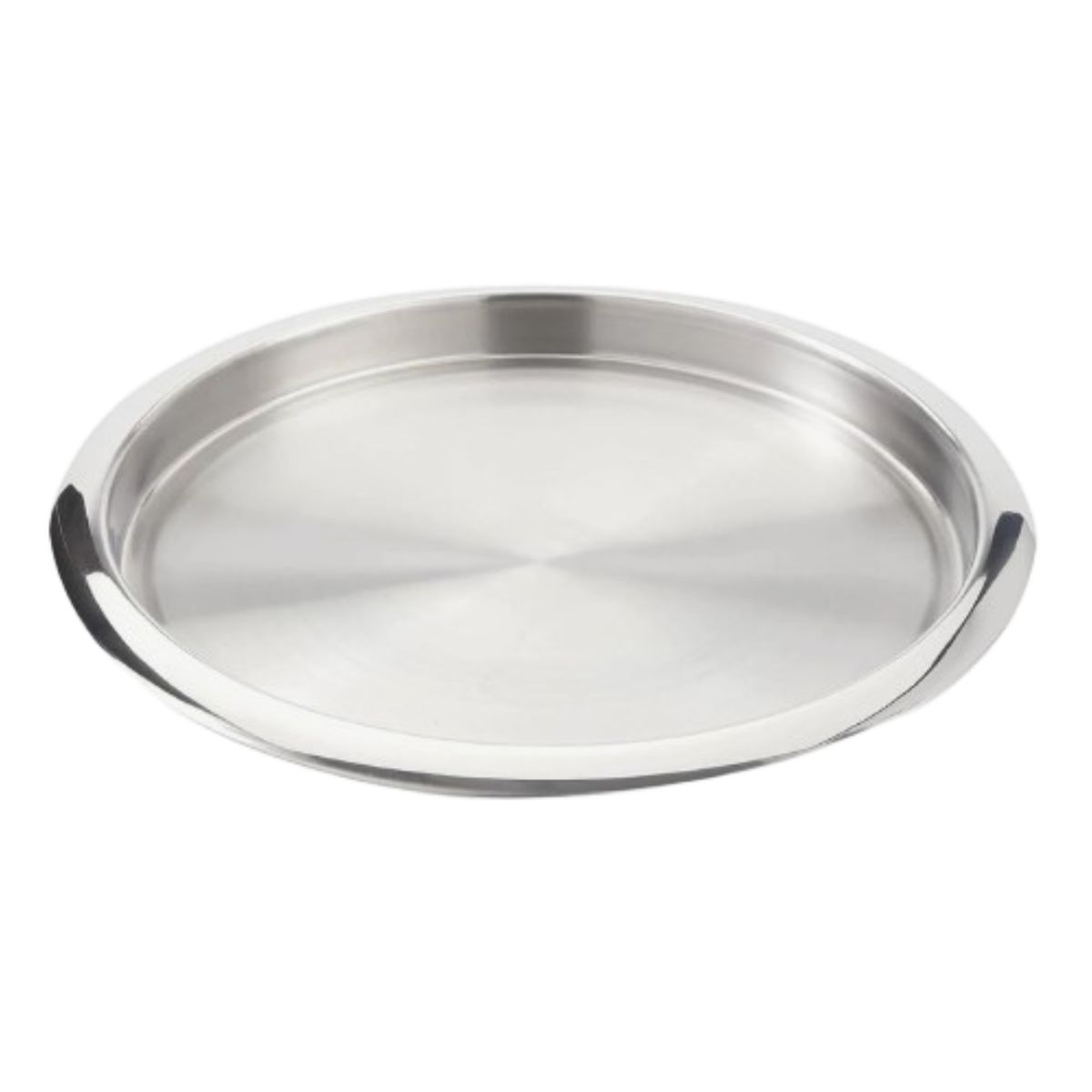 GENERICO - Bandeja Redonda Acero Inoxidable Cuiner 35cm