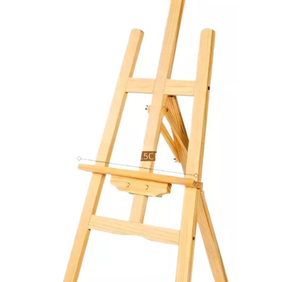 GENERICO - Atril Caballete Para Pintar De Madera Ajustable 90cm