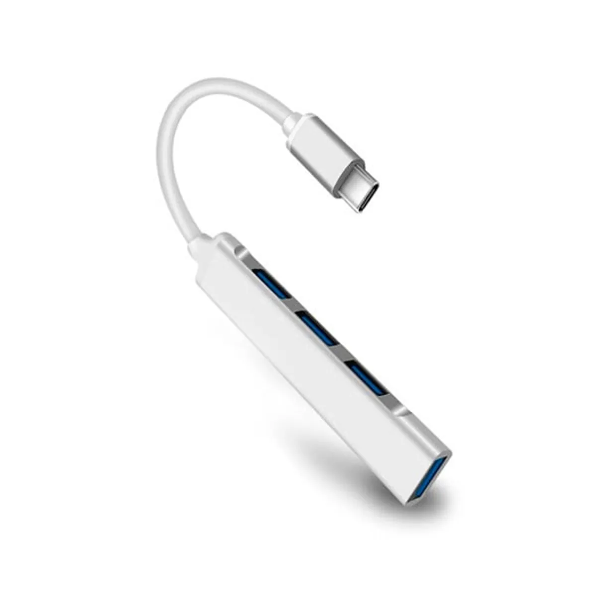 GENERICO - Adaptador Extension Usb Type Tipo C A 4 Puertos Usb 3.0