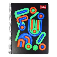 GENERICO - Cuaderno Scribe Tapa Dura Universitario Hombre 7 mm X 120 h