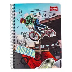 GENERICO - Cuaderno Scribe Tapa Dura Universitario Hombre 7 mm X 120 h