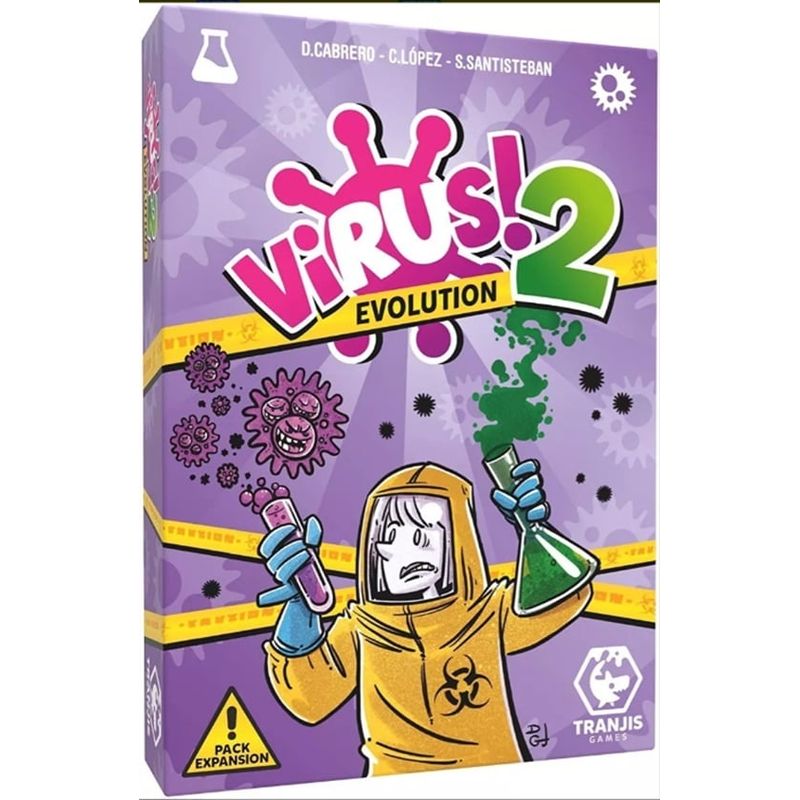 TRANJIS GAMES - Virus 2 Evolution El Juego Infeccioso de Cartas en Español