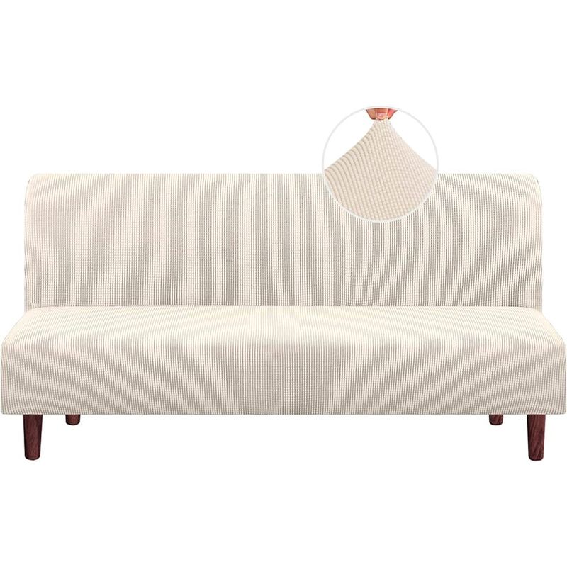 GENERICO - Funda de Futon Beige Cuadrille