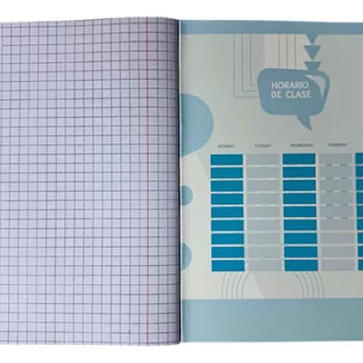 GENERICO - Cuaderno Scribe College 7 mm X 100 Hojas Rojo