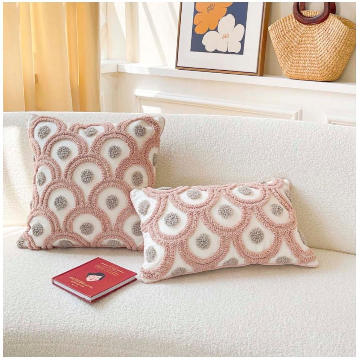 GENERICO - Pack de 02 Fundas De Cojin Decorativa Diseño Boho 30x50 Cm mod01