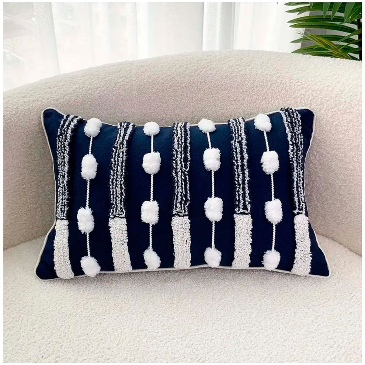 GENERICO - Pack de 02 Fundas De Cojin Decorativa Diseño Boho 30x50 Cm mod04