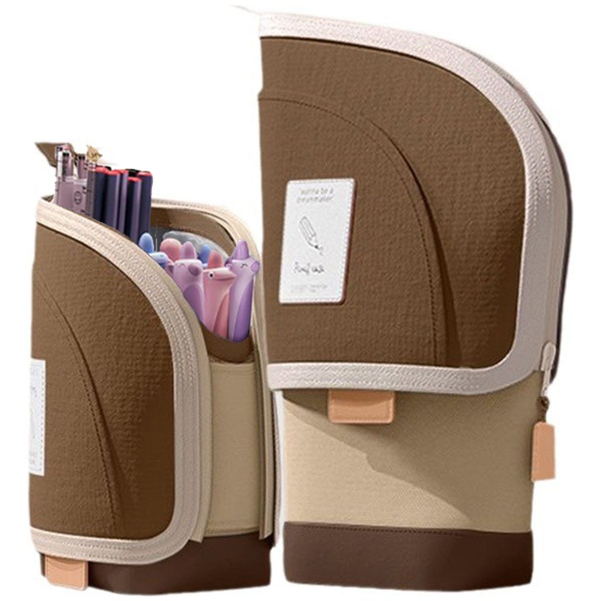 EVERSO - Estuche Para Lapices Escolar Vertical Capas Gran Capacidad