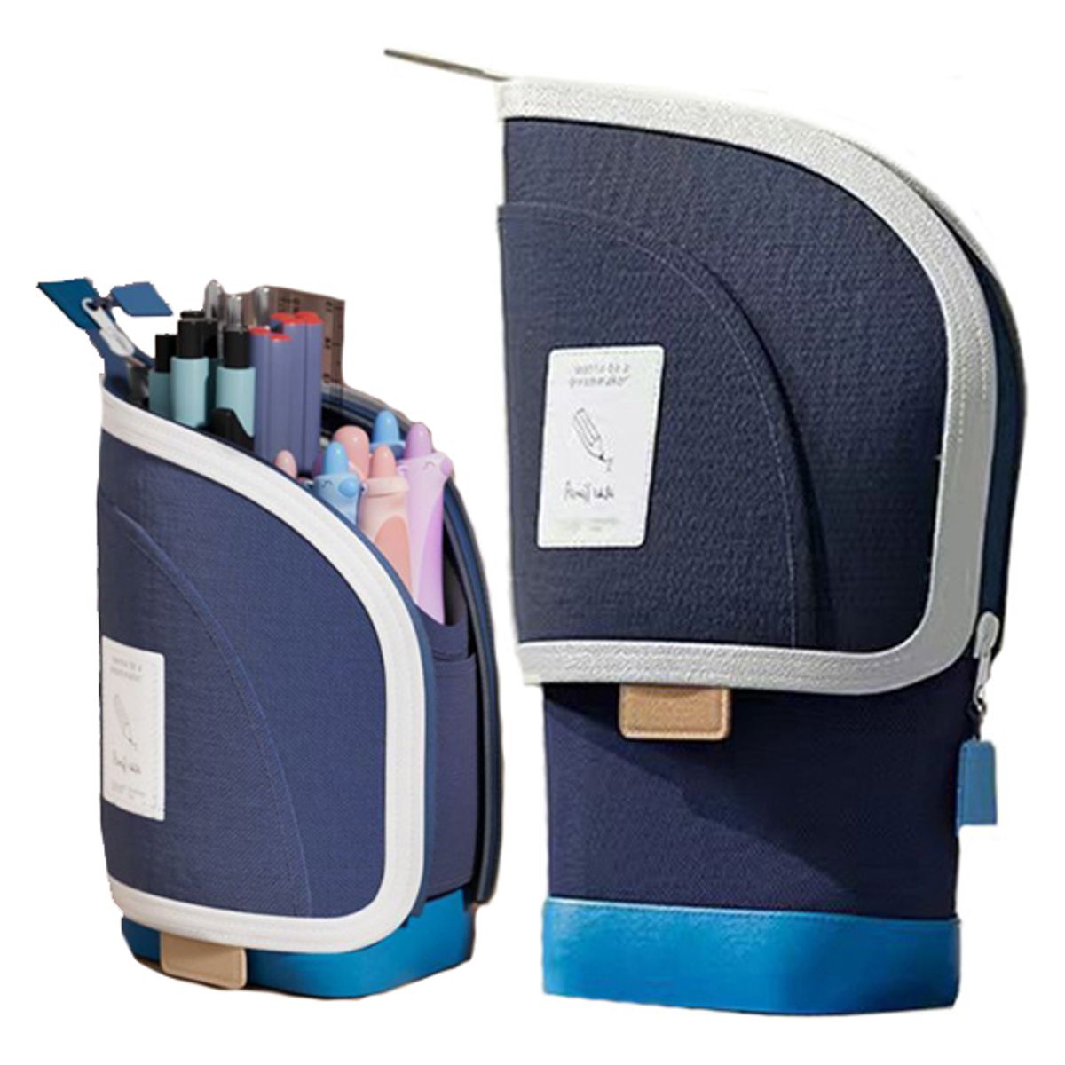 EVERSO - Estuche Para Lapices Escolar Vertical Capas Gran Capacidad