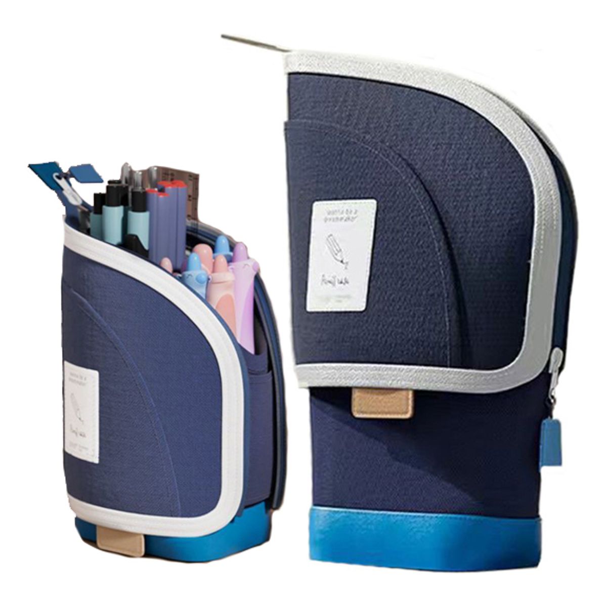 EVERSO - Estuche Para Lapices Escolar Vertical Capas Gran Capacidad