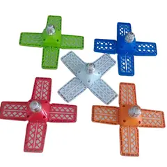 GENERICO - Mini Foco Ampolleta Bombilla Led Plegable 4 Aspas