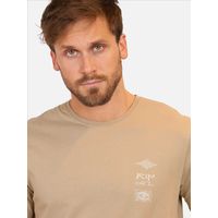 Polera M/C Rip Lucent Tee Café Hombre