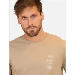 RIP CURL - Polera M/C Rip Lucent Tee Café Hombre