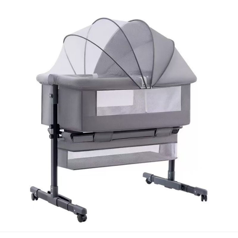 HOMER OUTDOOR - Cuna Colecho Con Mudador Y Accesorios Gris Homer Outdoor