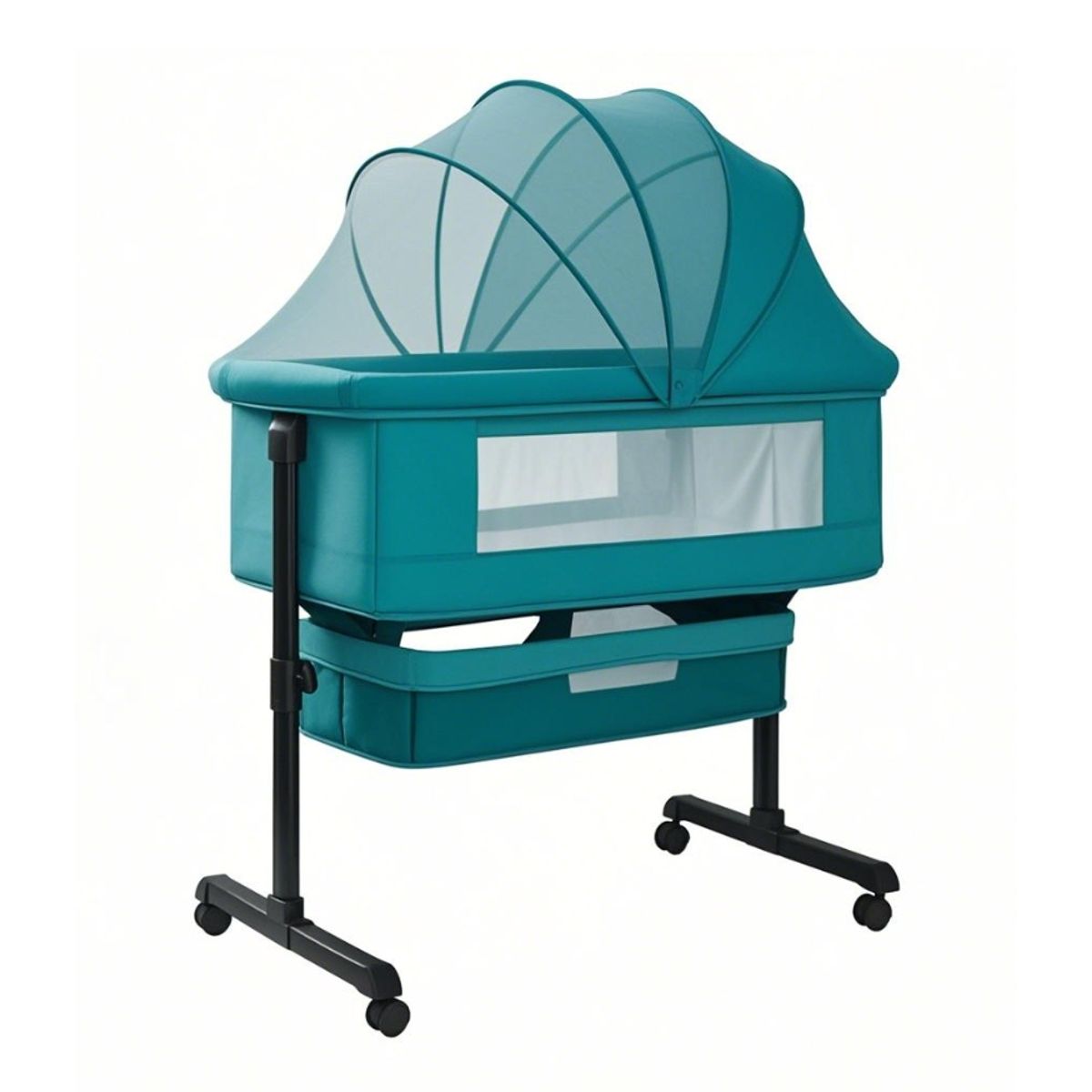 HOMER OUTDOOR - Cuna Colecho Con Mudador Y Accesorios verde oscuro Homer